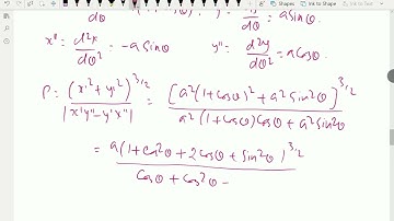 Differentiation: - (Radius of Curvature in parametric form; Solving problems ) - 93.