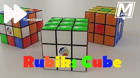 Rubiks Cube | Timelapse | Blender