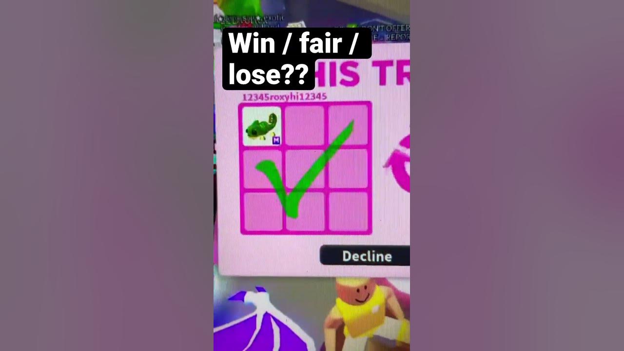 Win fair lose?