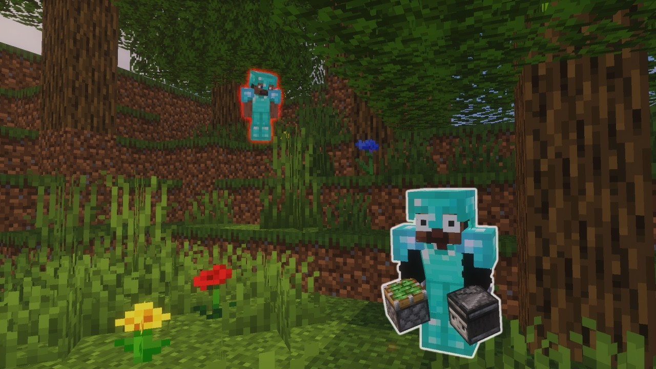 I got hunted by a Mysterious LAPIS ARMOR player in Minecraft - YouTube