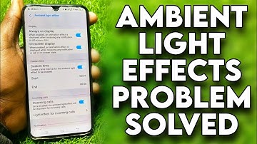 Vivo ambient light effect not working problem solved