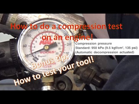 How to do a compression test. BONUS TIP: How to test the tool! Demo on: DRZ400 Engine Test