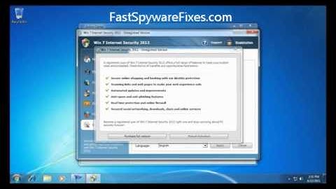 How To Remove Win7 Security 2012