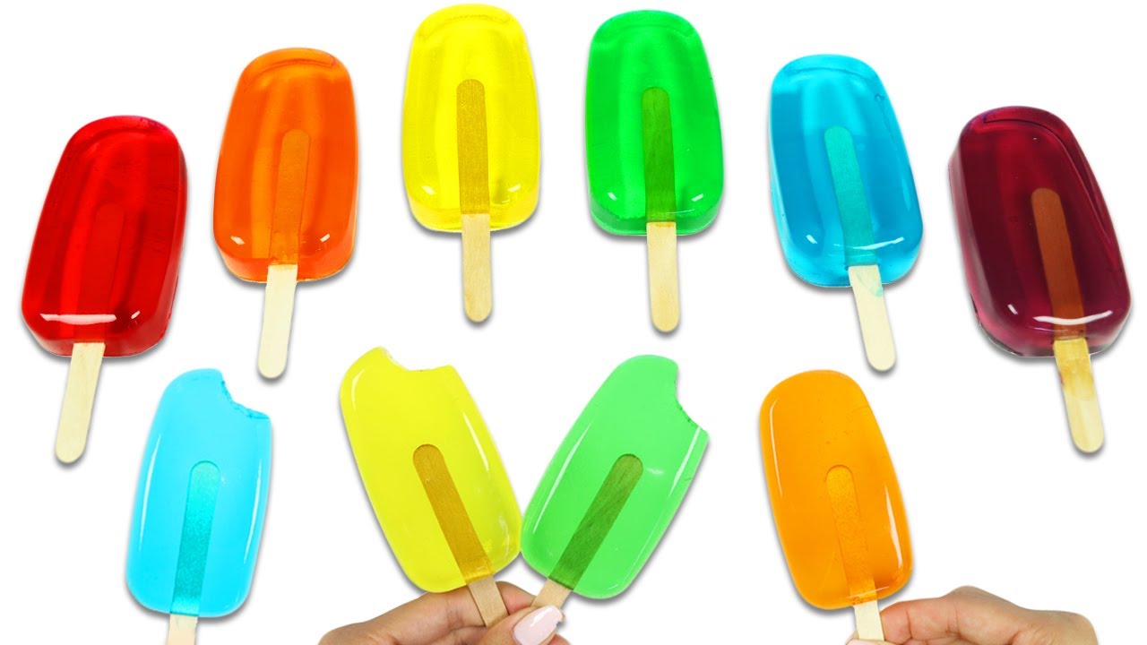 Rainbow Jello Push Pops - Hoosier Homemade