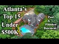 Atlanta's Top 15 Real Estate Deals Under $500,000  - Homes with a Pool and Finished Basement