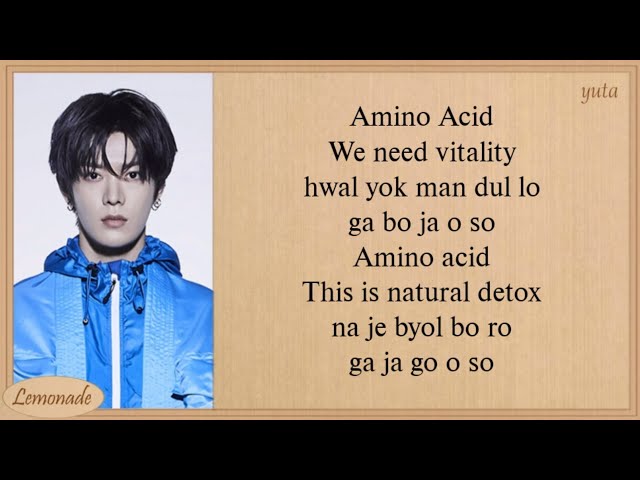 NCT 127 - Amino Acid (Easy Lyrics) class=