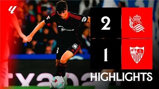 Real Sociedad Vs Sevilla Fc 2-1 Laliga Resumen