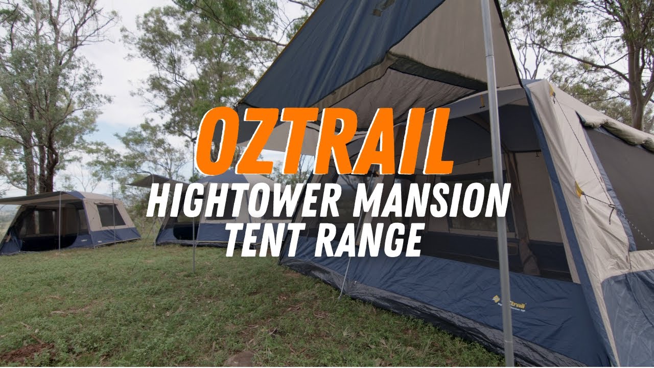 【新品】Oztrail Hightower Mansion 8人用2部屋テント Oztrail Hightower Mansion 8 Px Tent: Full set-up. See why