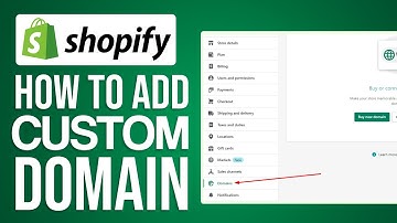 How To Add A Custom Domain To Shopify (2024) Full Guide