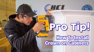 The Best Way To Install Crown Molding On Cabinetry