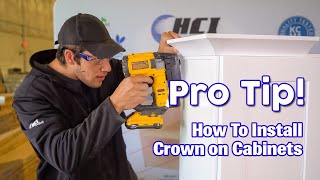 The Best Way To Install Crown Molding On Cabinetry