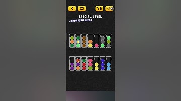 Ball Sort Puzzle Special Level after Level 1370 / Lock Ball and Key Ball and Question Mark Ball