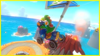 Mario Kart 8 Deluxe: WAVE 4 DLC *First Playthrough!!* [Fruit Cup + Yoshi&#39;s Island!!]