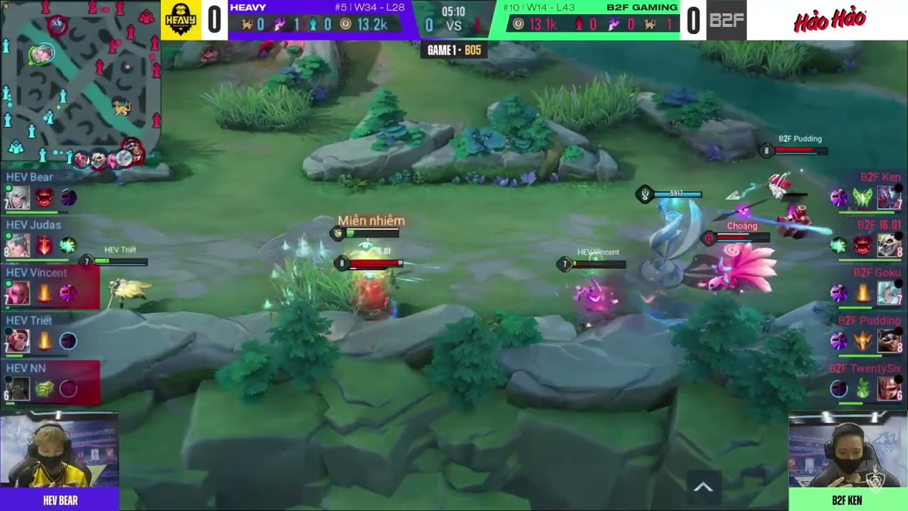 YouTube   🔴 TRỰC TIẾP  B2F GAMING VS HEAVY   ĐẤU TRƯỜNG DANH VỌNG MÙA ĐÔNG 2022   VÒNG BẢNG NGÀY 21