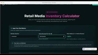 Free Retail Media Inventory Calculator & Business Case Builder