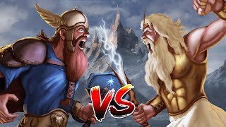 Zeus vs Thor | Who is the True Lord of Thunder? (Mythological Battle Royale)