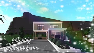 Roblox Bloxburg || Shipping Container Home ||