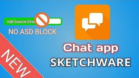SKETCHWARE | [PART1] Chat apps - Login feature 🚫No ASD Block
