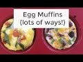 Easy + Healthy Egg Muffins Recipe| FaceBook LIVE