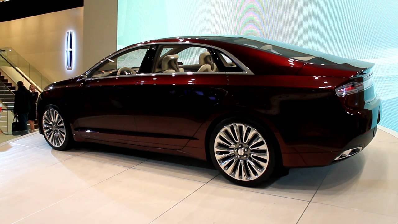 New 2013 Lincoln MKZ Concept Car At The 2012 Detroit Auto Show - YouTube New 2013 Lincoln MKZ Concept Car At The 2012 Detroit Auto Show - YouTube