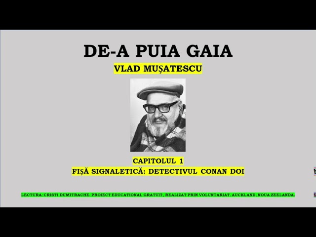 DE-A PUIA GAIA - VLAD MUSATESCU - AUDIO BOOK
