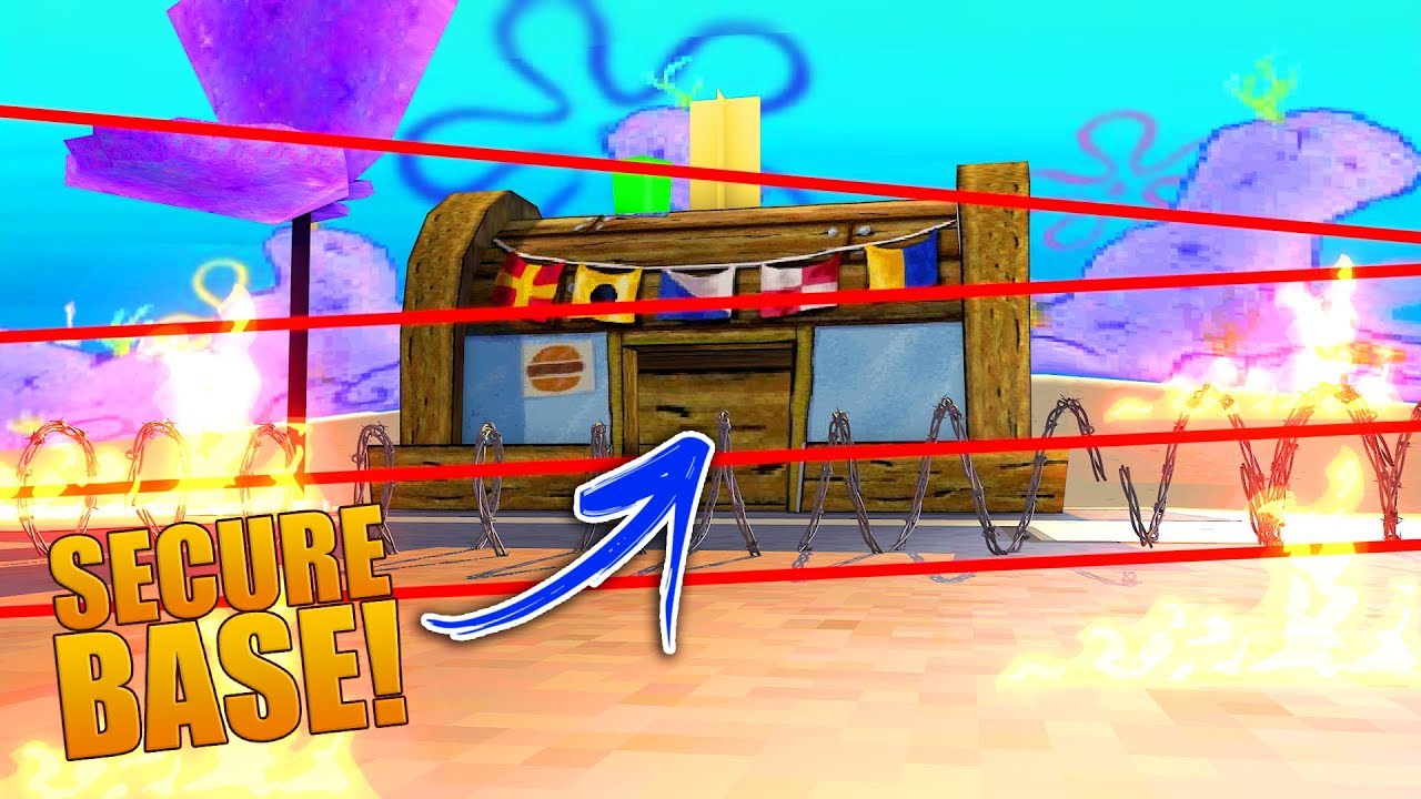 Minecraft - MOST SECURE BASE CHALLENGE - KRUSTY KRAB VS 