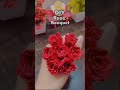 DIY Rose bouquet💕#tranding#diycraftyhomel#minecraft#craftidea#viral#handmade#asthetic#shorts#bouquet