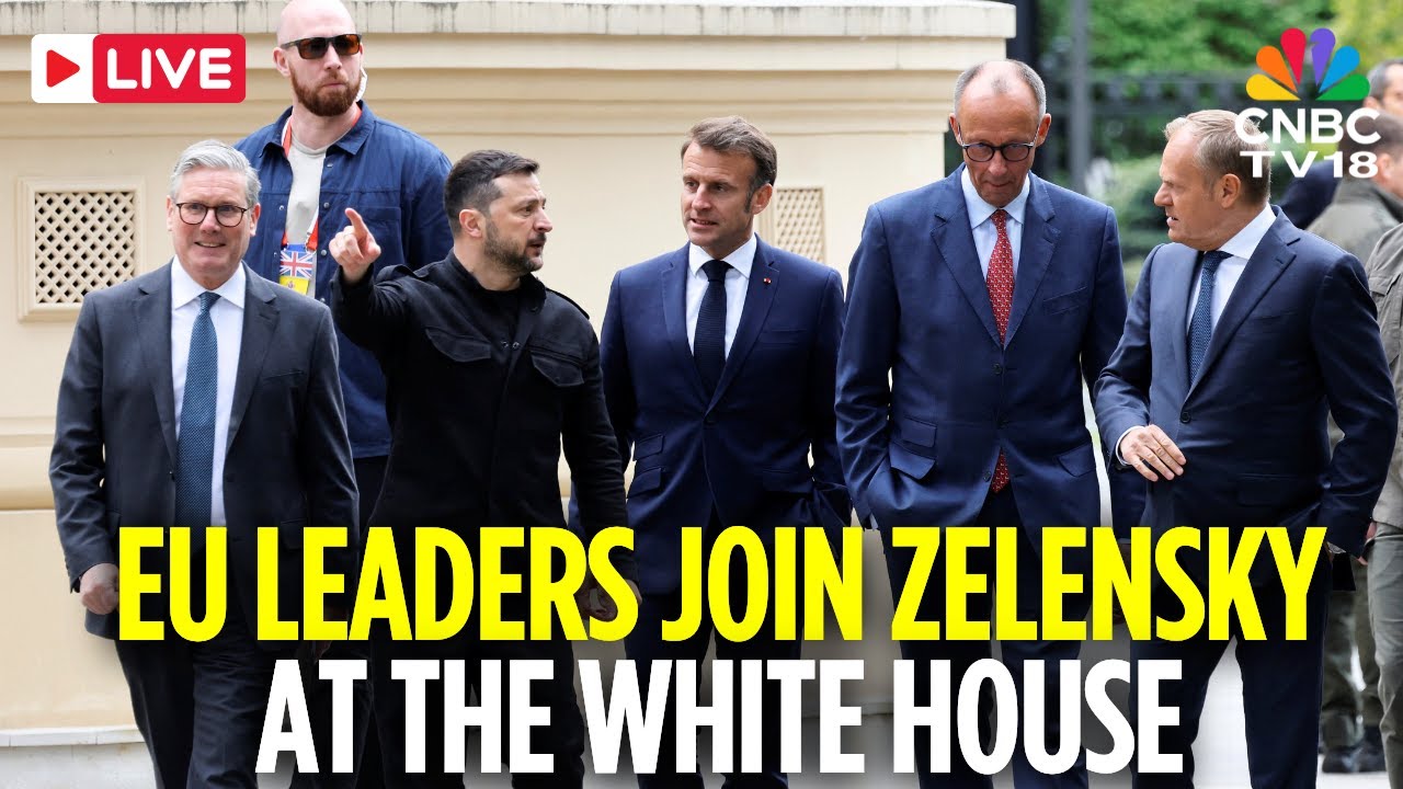 Trump Zelenskyy Meet LIVE: European Leaders Join Zelensky for Meeting With Trump | Ukraine War |N18G