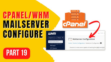 How to SETUP cPanel Mail Server Configuration - Make Money with Websites Part 19