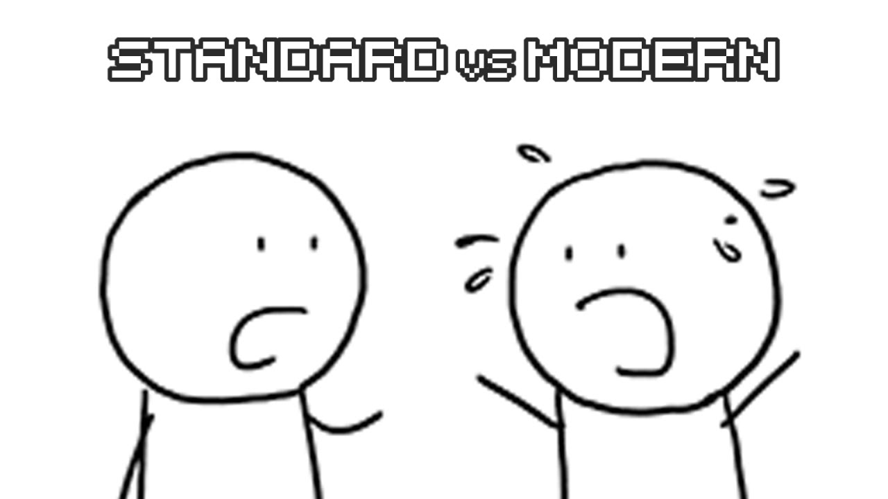 comic book store Standard vs Modern