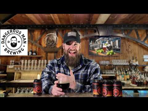 Peanut Butter Porter Dangerous Man Brewing Company Review beer beerreview