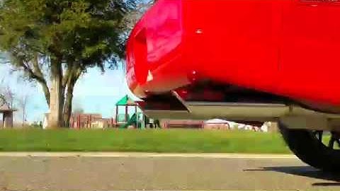 1989 Firebird 2.8L V6 Flowmaster with dual chrome tips