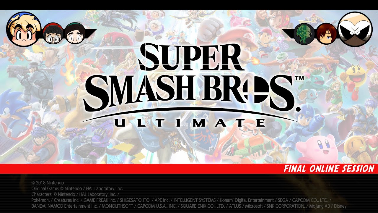 James vs. Friends in: Super Smash Bros. Ultimate (Final Online Session)