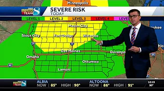 Iowa weather: A chance for strong rain, and severe weather Thursday thumbnail
