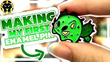 Designing My FIRST Enamel Pin?? | GS-JJ Enamel Pin Review and Unboxing