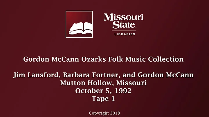 McCann: Jim Lansford, Barbara Fortner, and Gordon ...