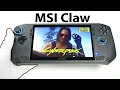 799 msi claw pc handheld  i expected better 17 games tested