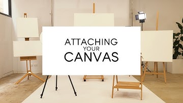 Attaching Your Canvas to the Artristic™ Rotating Easel Hub