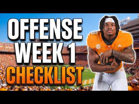 Tennessee Offense vs Furman Defense: What We MUST See in Week 1