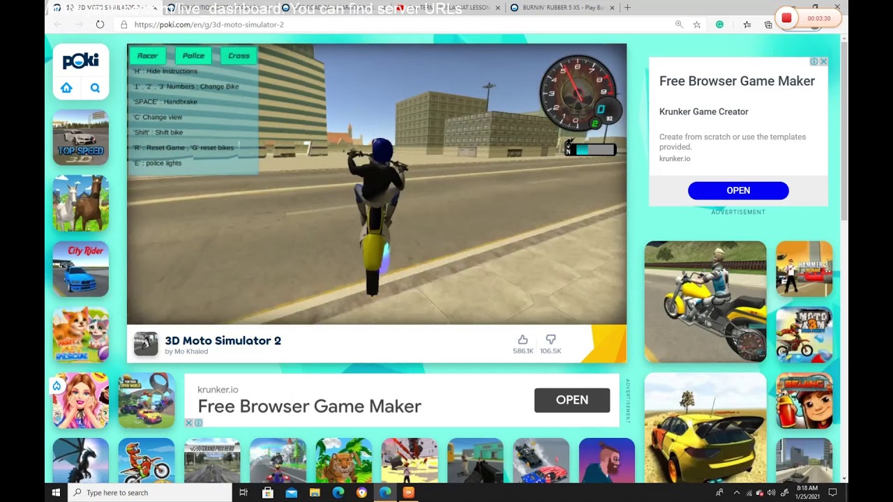 3D MOTO SIMULATOR 2 free online game on