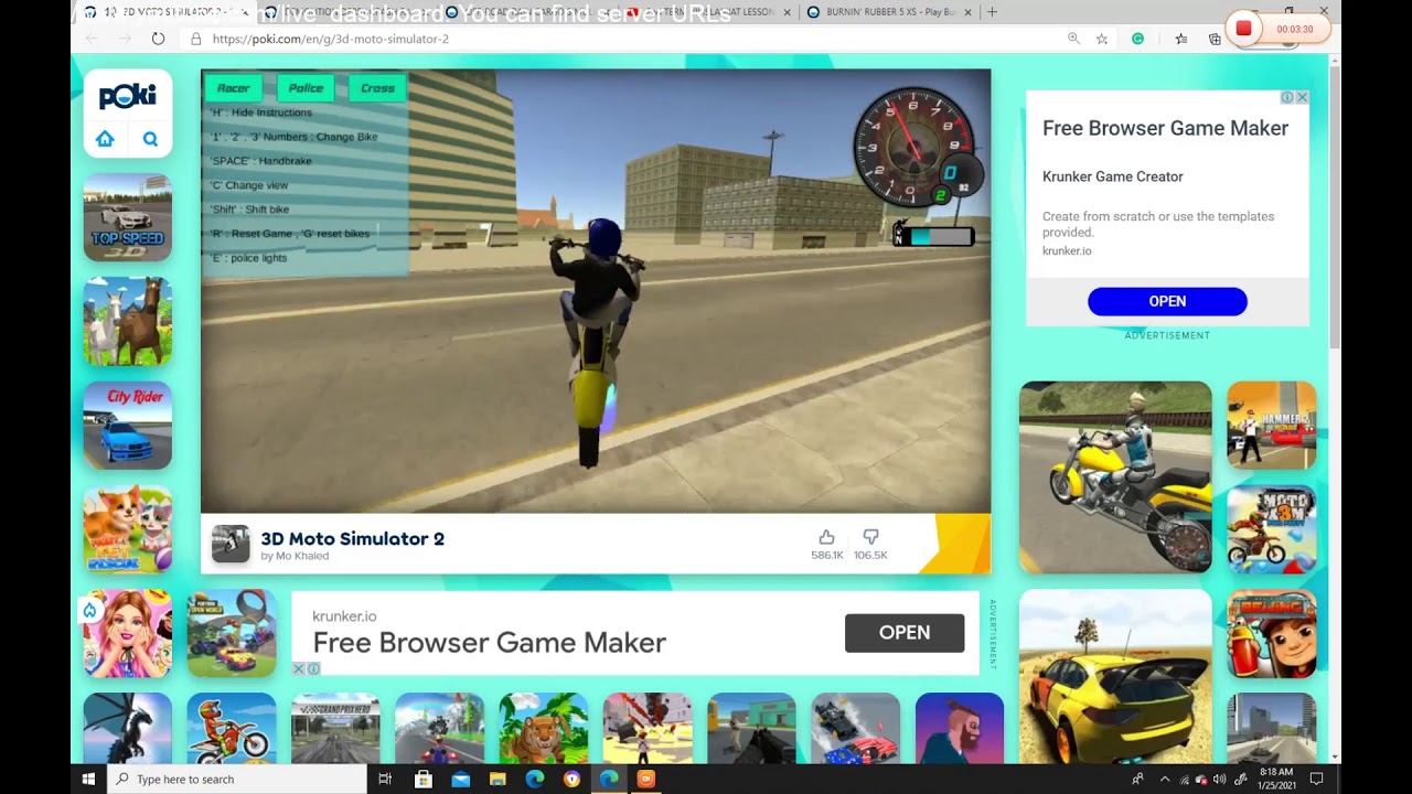 3D Moto Simulator 2  No Internet Game - Browser Based Games