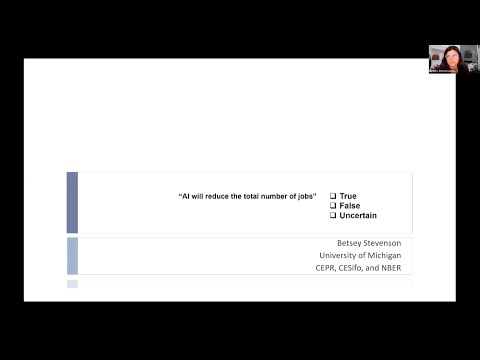 2021, Economics of Artificial Intelligence, Betsey Stevenson, AI ...