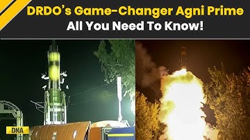 Agni-Prime Missile: India Successfully Tests Agni-Prime Missile From Rail-Based Launcher | DRDO News