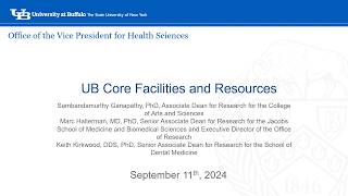 UB Health Sciences: Core Facilities