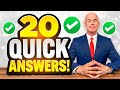 Top 20 quick answers to interview questions pass your job interview with 100