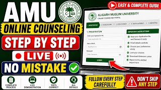 AMU Online Counselling step by step live 