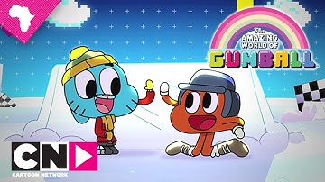 Gumball and Darwin on the Snow | The Amazing World of Gumball | Cartoon Network