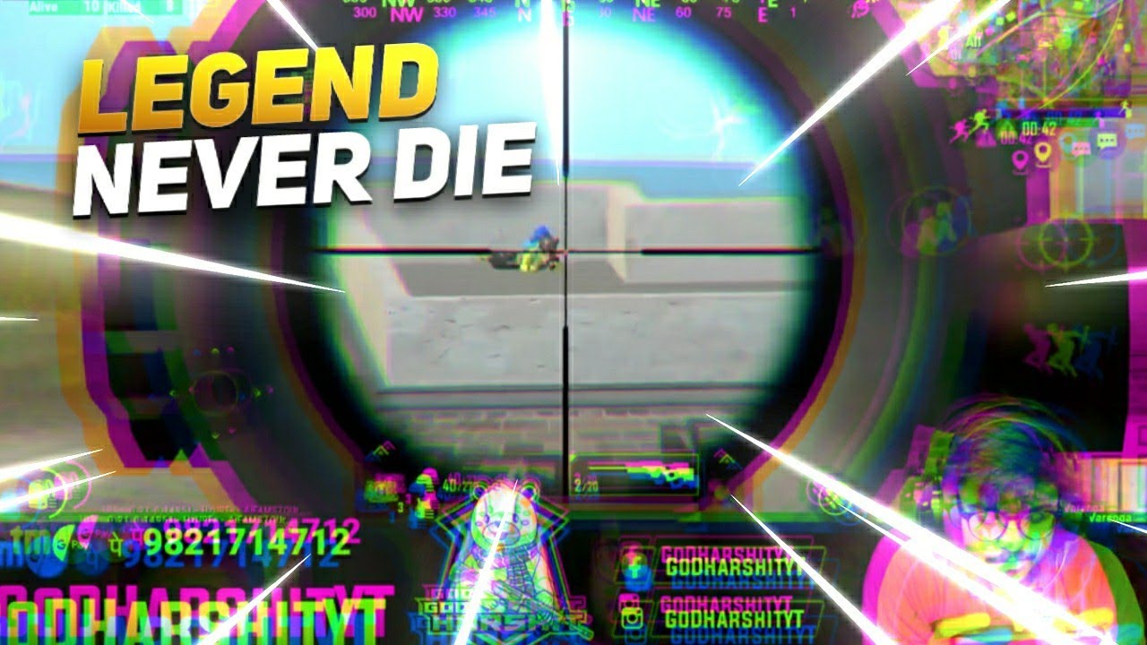 ✨ LEGENDS NEVER DIE | PUBG LITE MONTAGE - GoDHarshit YT 💥