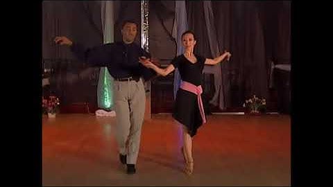 StepFlix Mambo Salsa, level 3, lesson 1: crossover swivel dance step