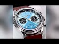 Sugess Watch of Men Pilot 1963 Wristwatches ST1906 Chronograph Handwind Mov